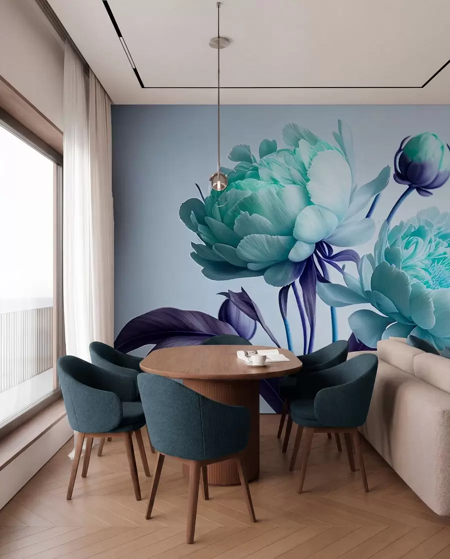 wall murals watercolour flowers u70658v1