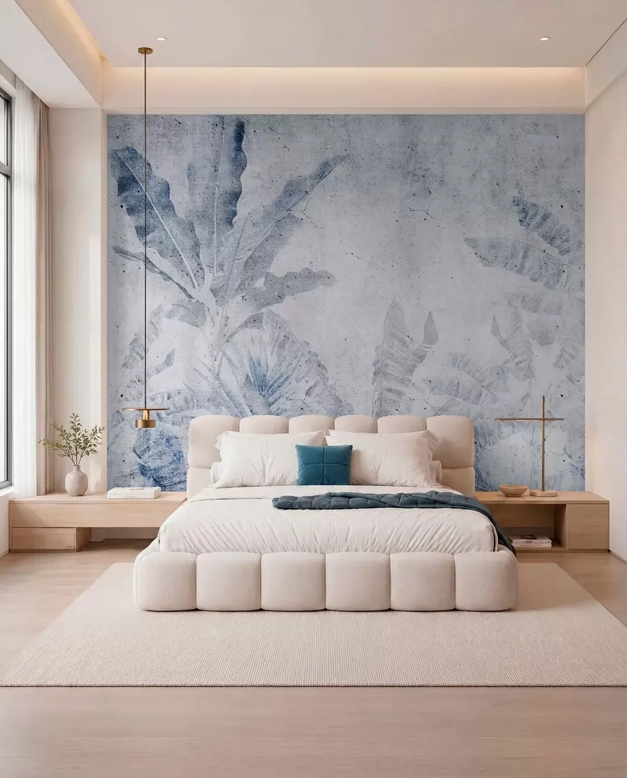 wall murals Weathered Tropics — Blue u73886v1