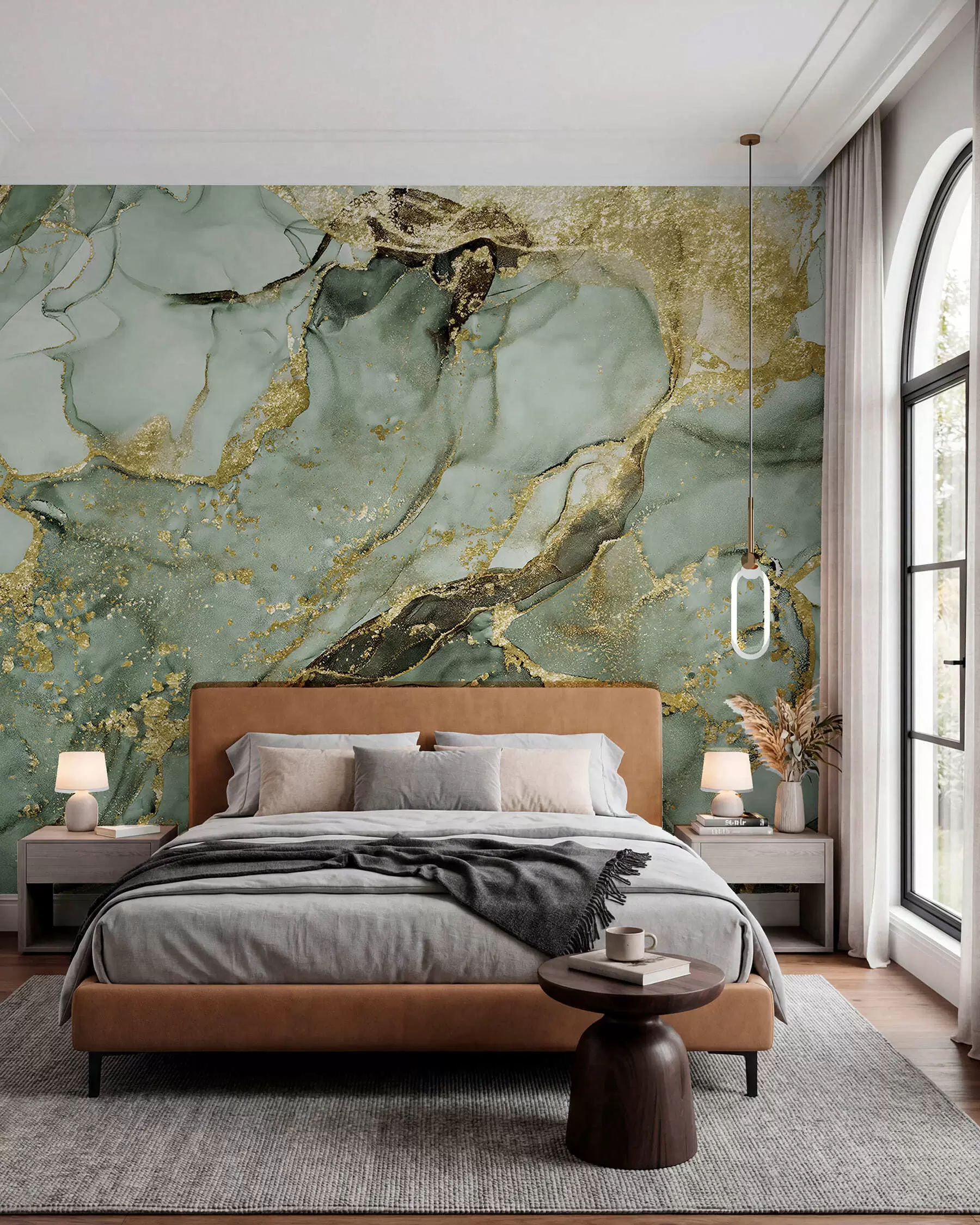 wall murals Green marble u93578v2