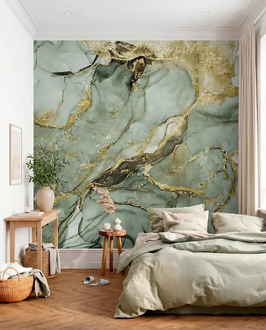 wall murals Green marble u93578v2
