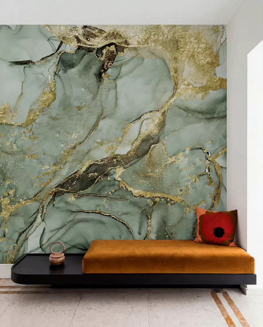 wall murals Green marble u93578v2