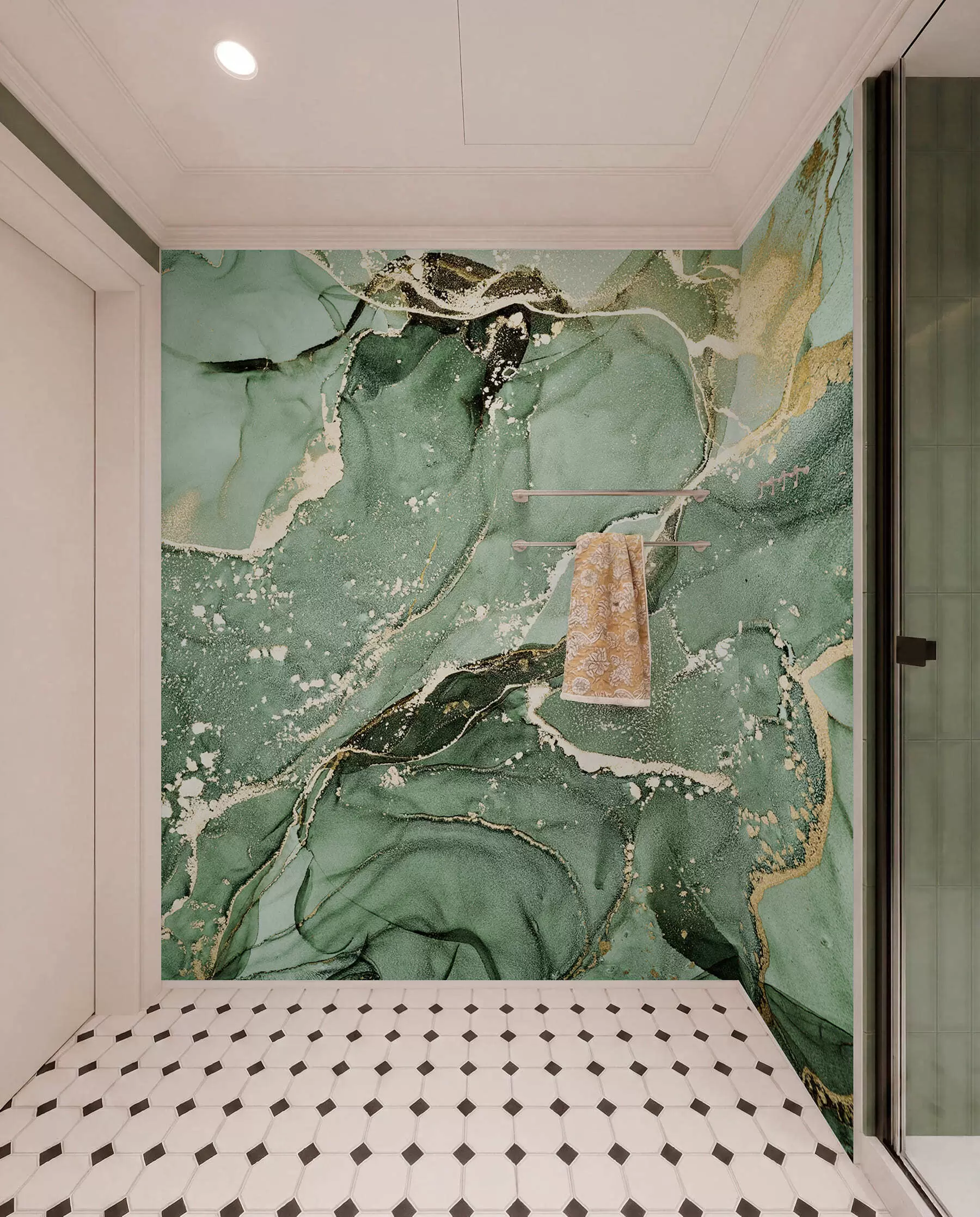 wall murals Green marble u93578v2