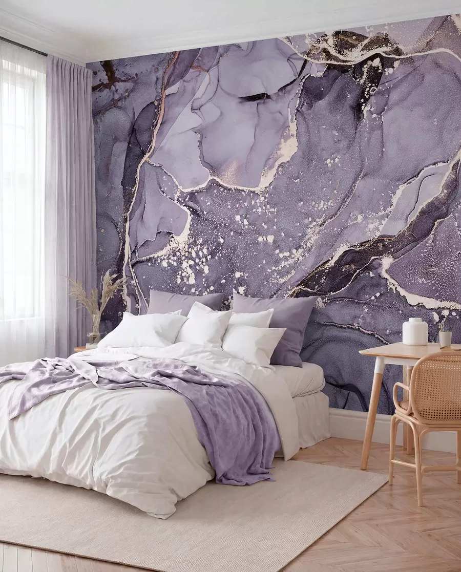 wall murals Violet marble u93578v4