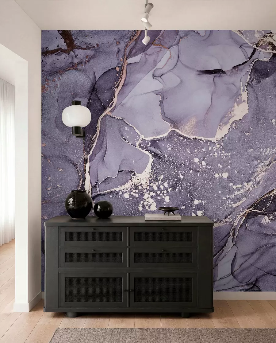 wall murals Violet marble u93578v4