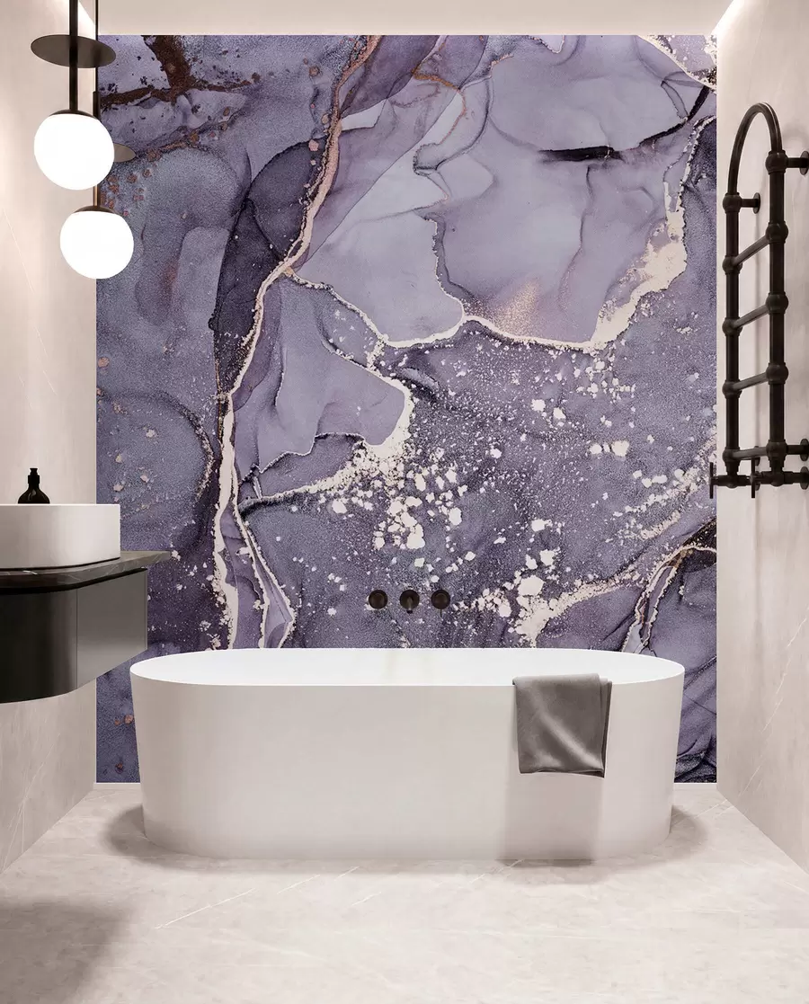 wall murals Violet marble u93578v4