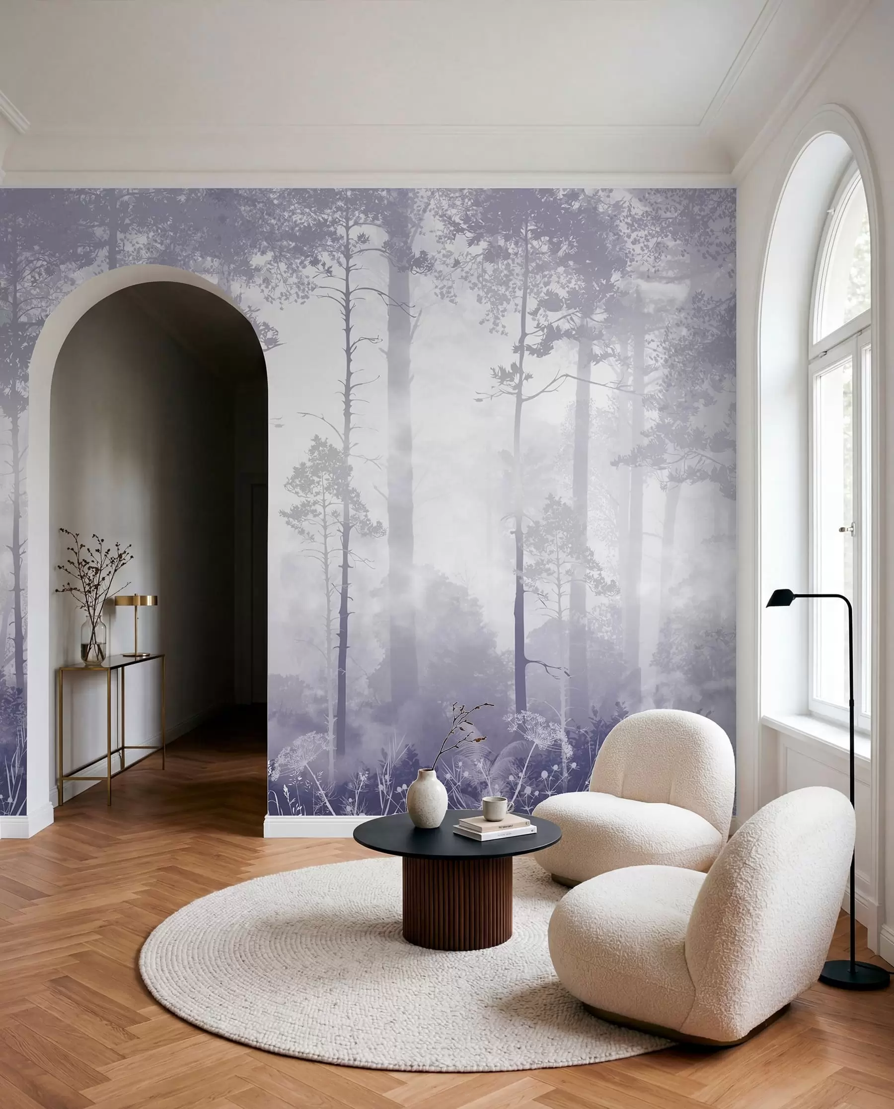 wall murals Lilac Forest Veil u94439v4