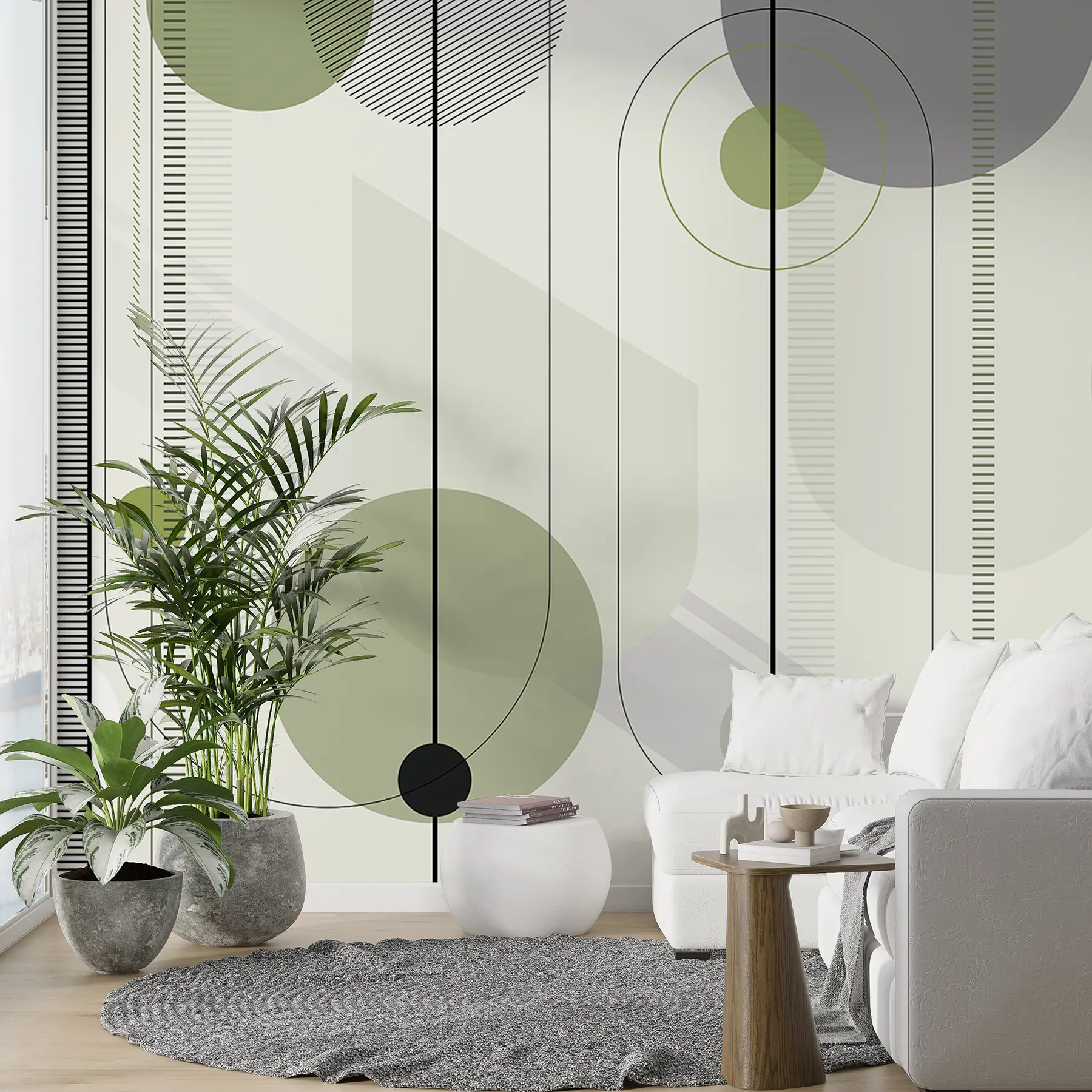 wall murals Geometric abstraction u95379v3