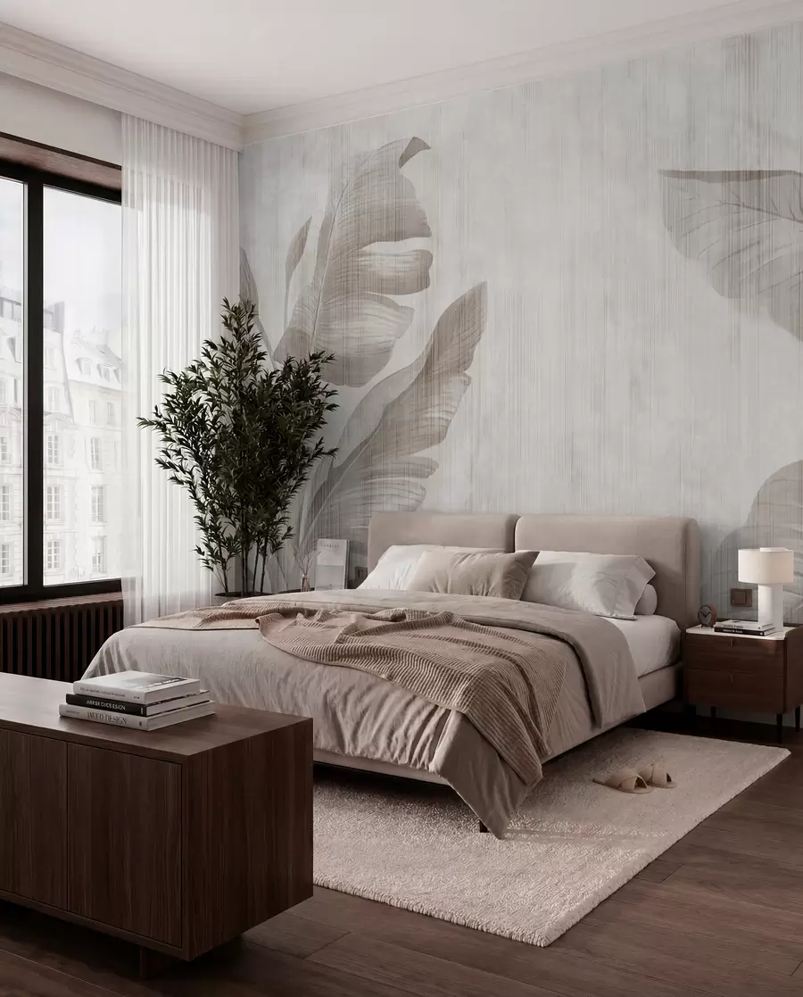 wall murals Banana Leaf Shadows II u00299d2