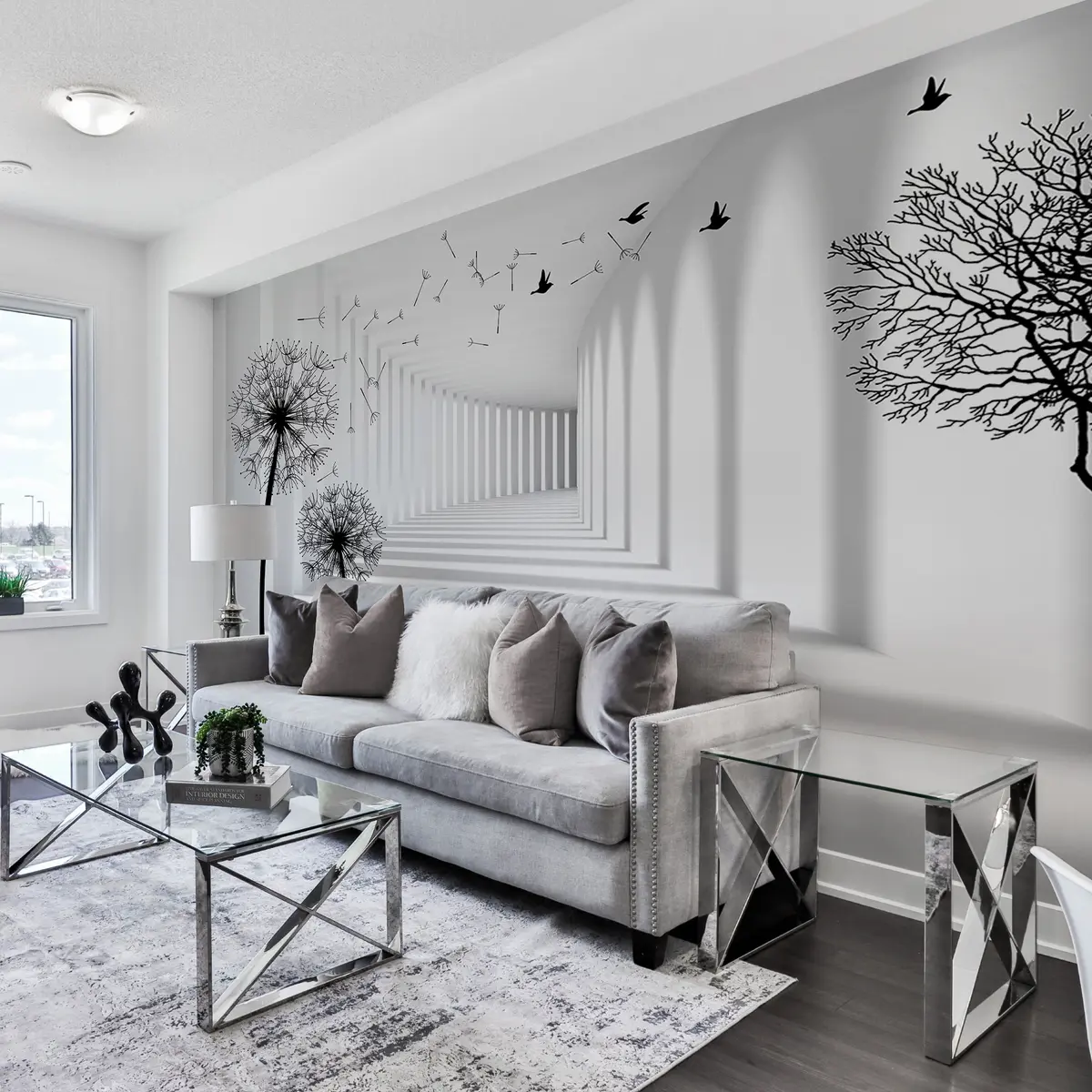 wall murals Depth and light u37803d2