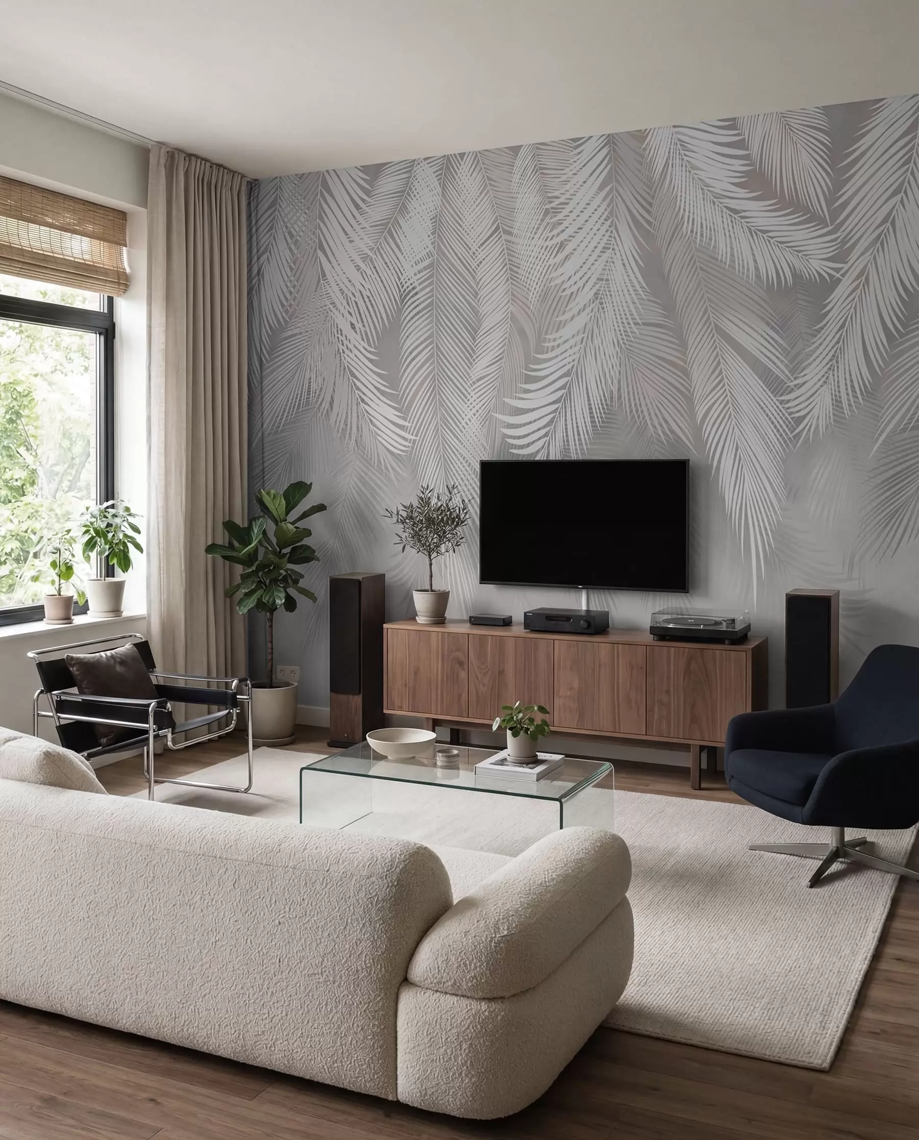 wall murals Silver Palm Curtain II u48556d2