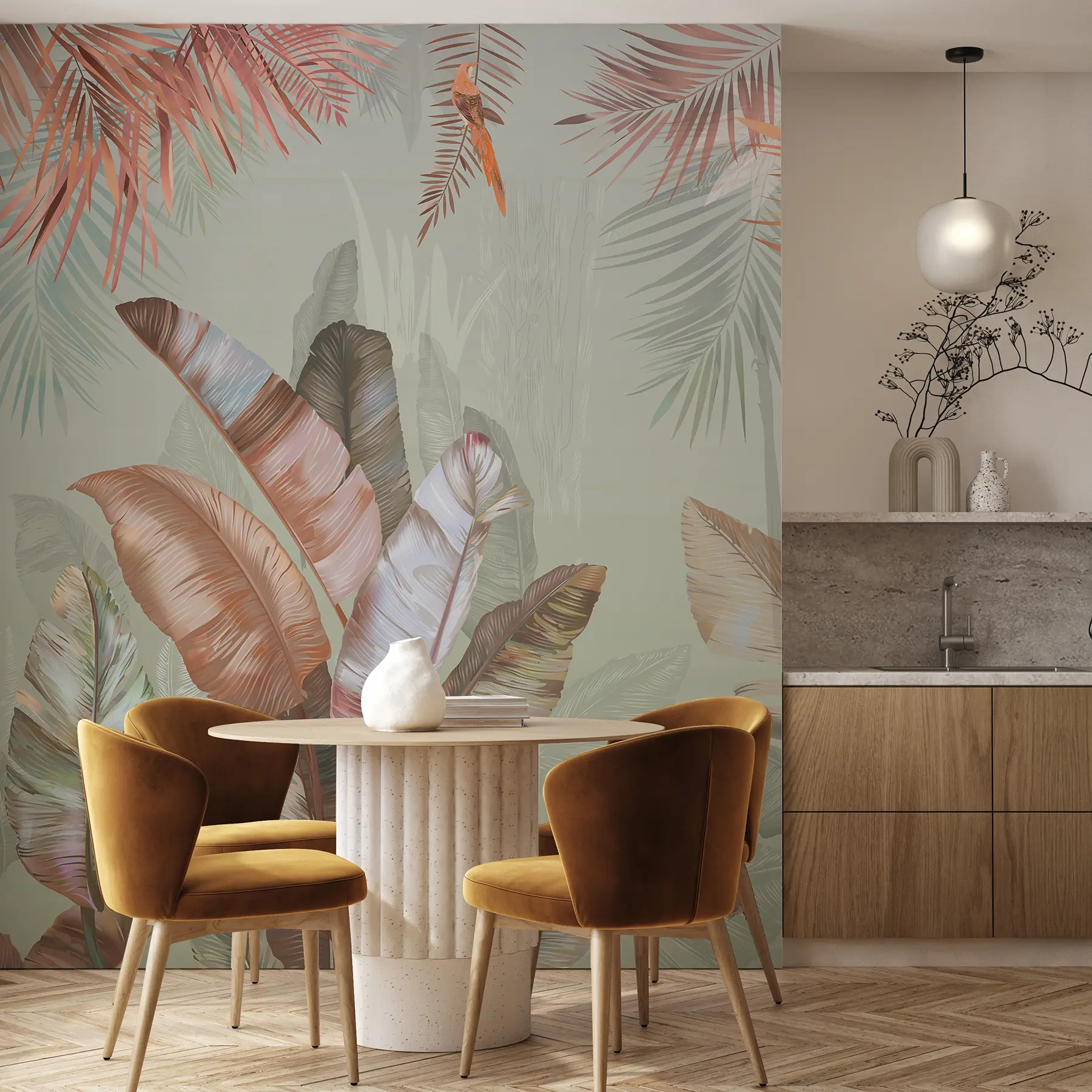 wall murals Tropics and poultry u50468v1d1