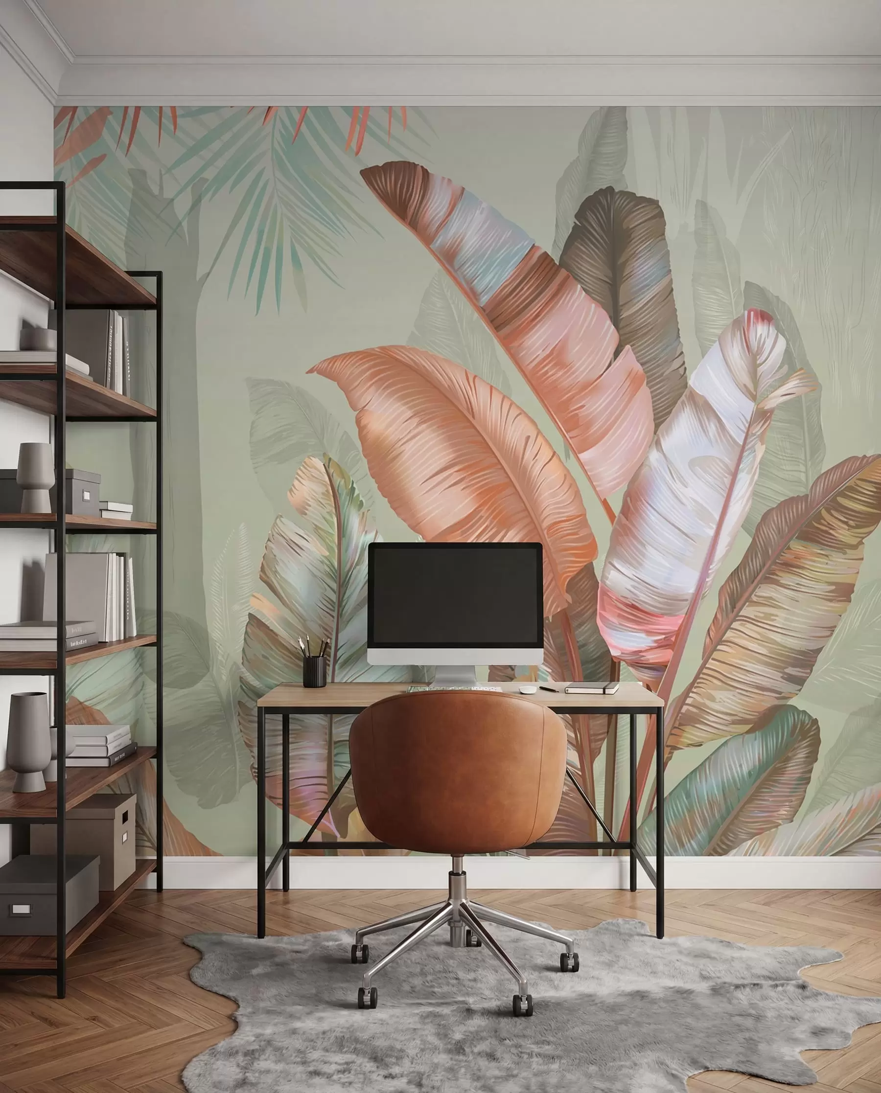 wall murals Tropics and poultry u50468v1d1
