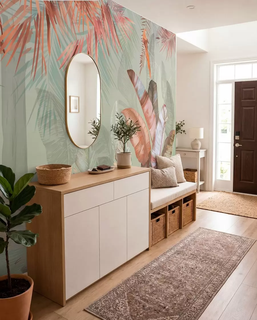 wall murals Tropics and poultry u50468v1d2