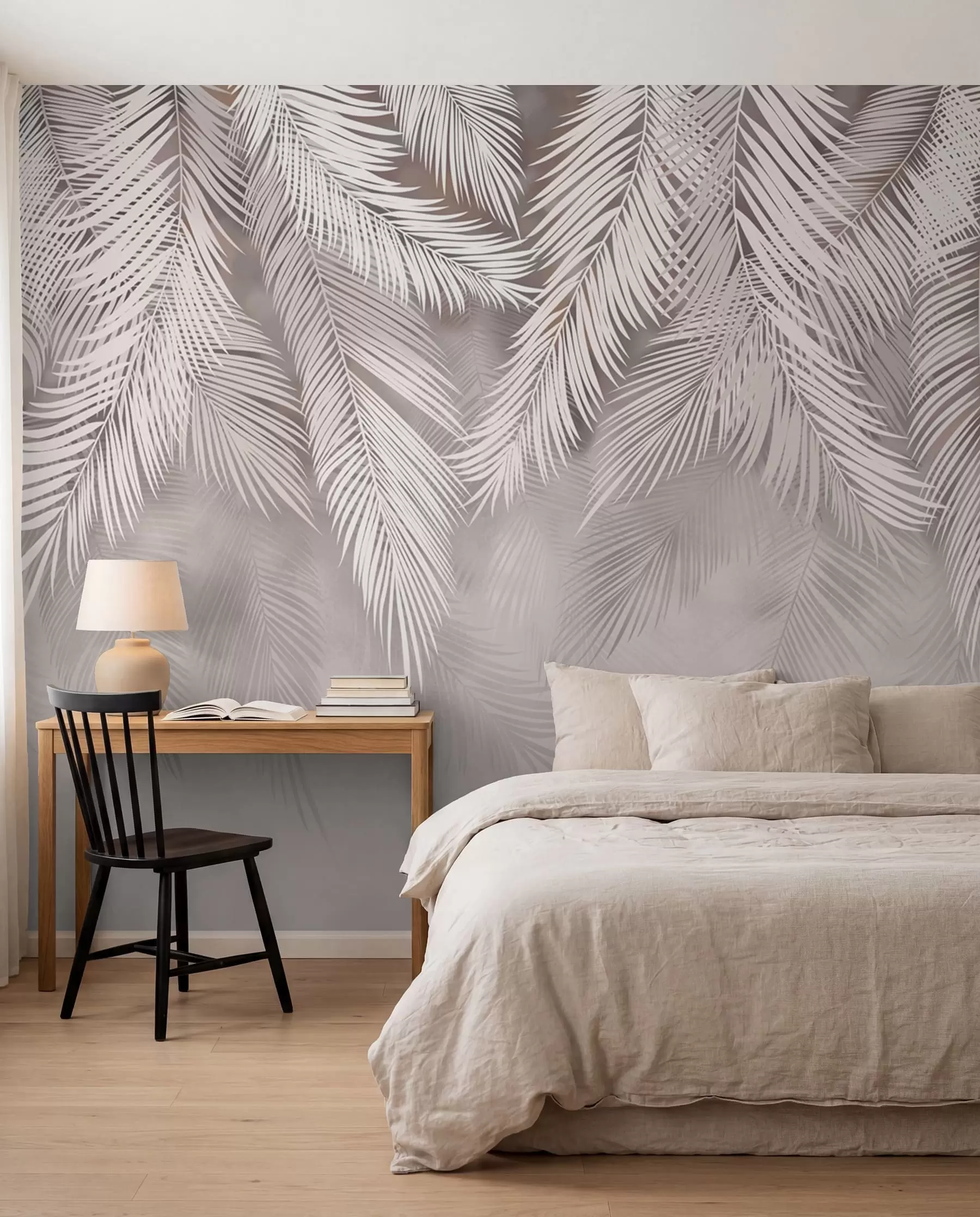 wall murals Rose Palm Curtain II u48556v5d2