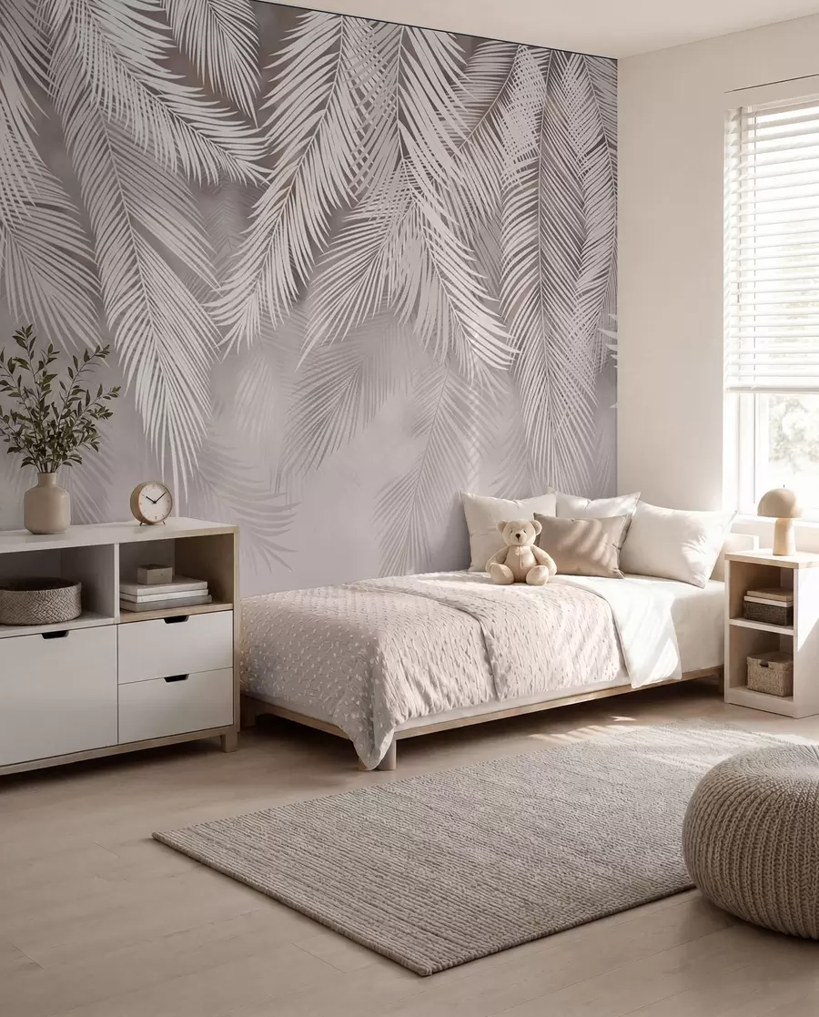 wall murals Rose Palm Curtain II u48556v5d2