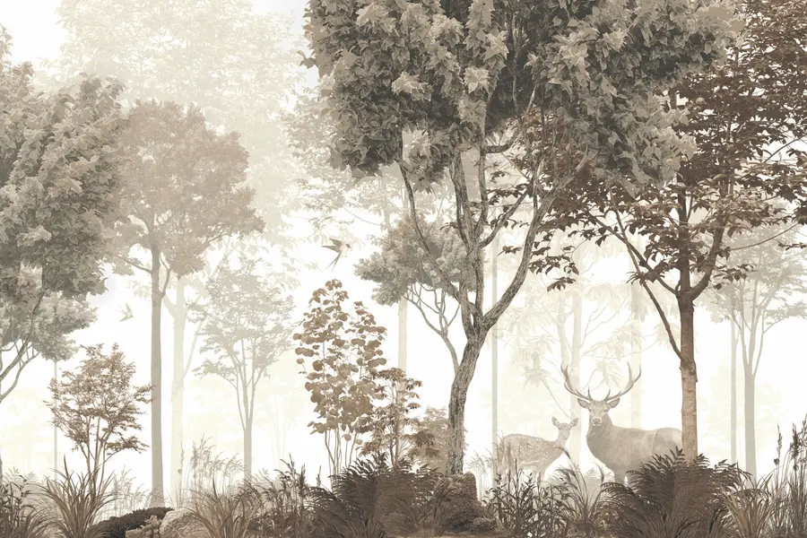 wall murals Magical forest u72134d3