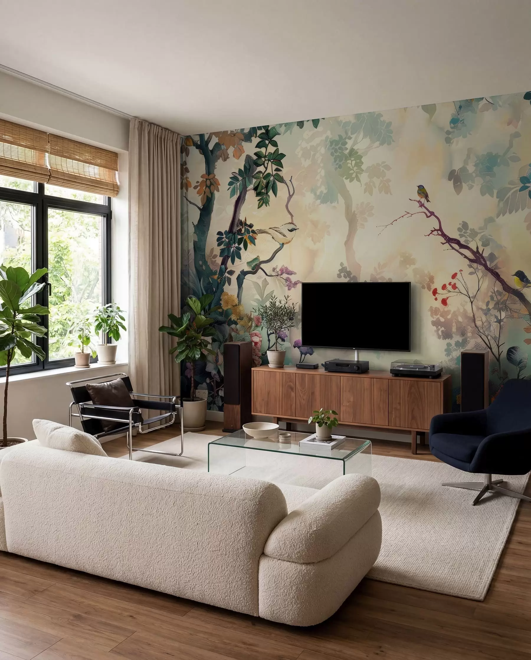 wall murals Woodland Colours in Bloom u99610