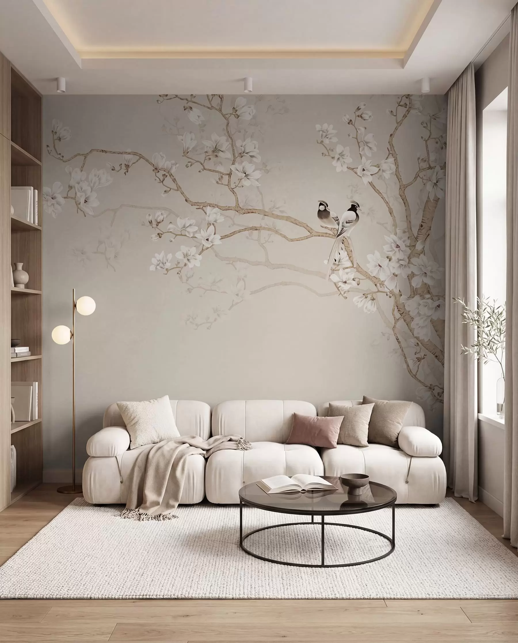 wall murals Magnolia tree in the garden u25842d1