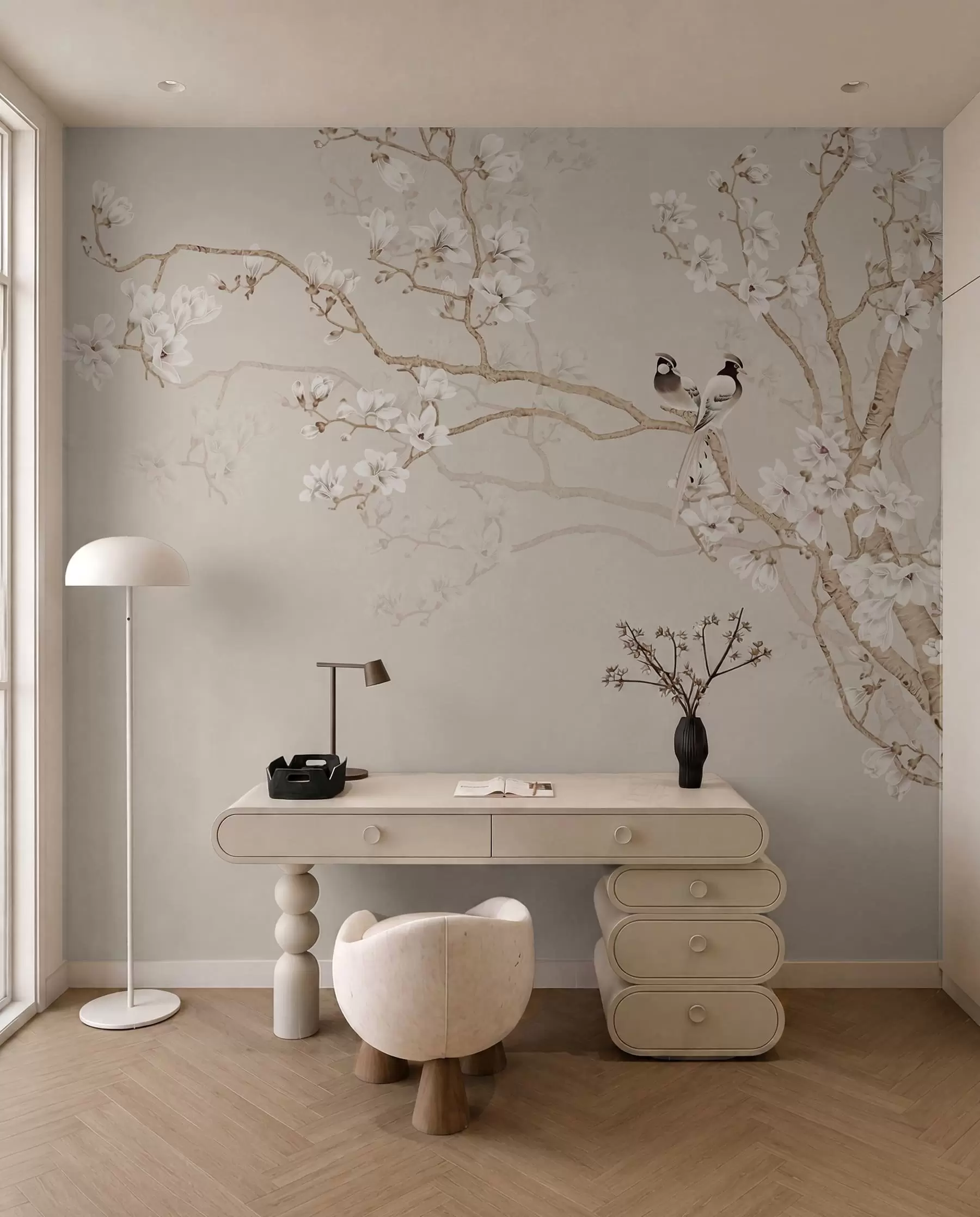 wall murals Magnolia tree in the garden u25842d1