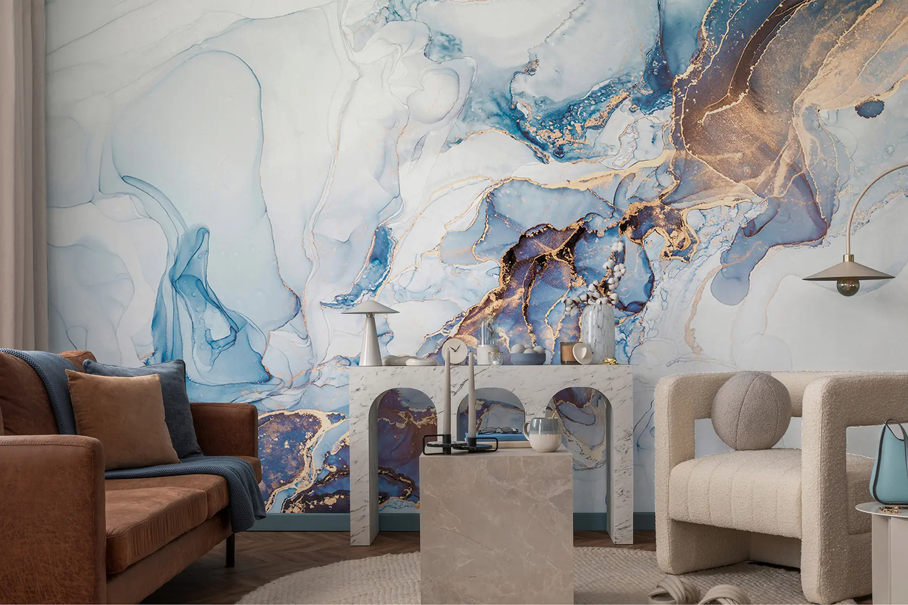 wall murals Heavenly marble u70767d2